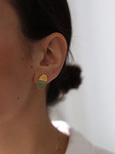 Cargar imagen en el visor de la galería, Pendientes BELLOTERA - Plata 925 baño oro 18K