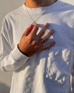 COLLAR CHENNAI - PLATA BAÑO ORO 24K
