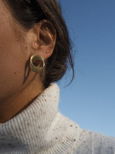 Cargar imagen en el visor de la galería, Pendientes Gina - acero dorado baño oro 18k