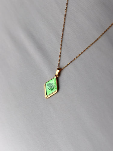 COLLAR ARCILA - plata baño oro 24K