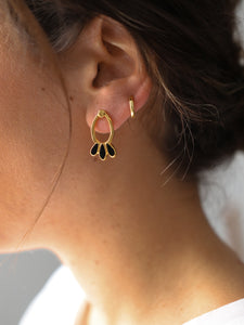 Pendientes CHAD - Plata 925 baño oro 18k - par 25€