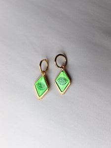 Pendientes AROS ARCILA - plata baño oro 24K