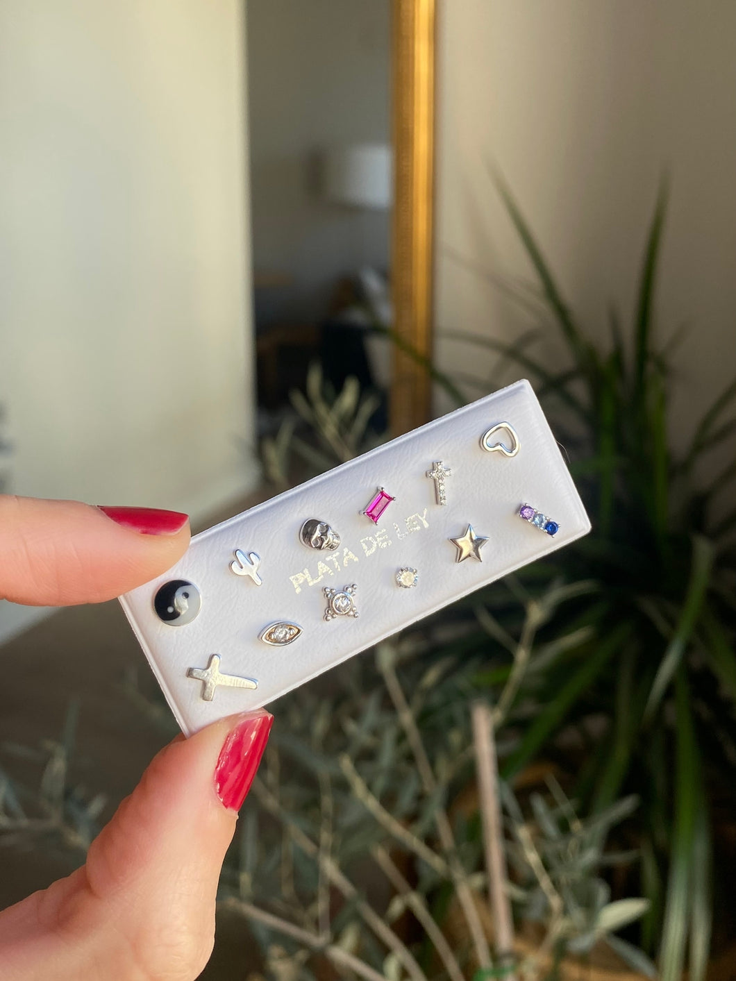 Pack pendientes mini - 12 unidades - Plata de Ley 925