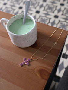 Collar JAIPUR - Plata 925 baño oro 18K