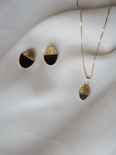 Cargar imagen en el visor de la galería, PACK: COLLAR + PENDIENTES BELLOTERA - PLATA BAÑO ORO 24K