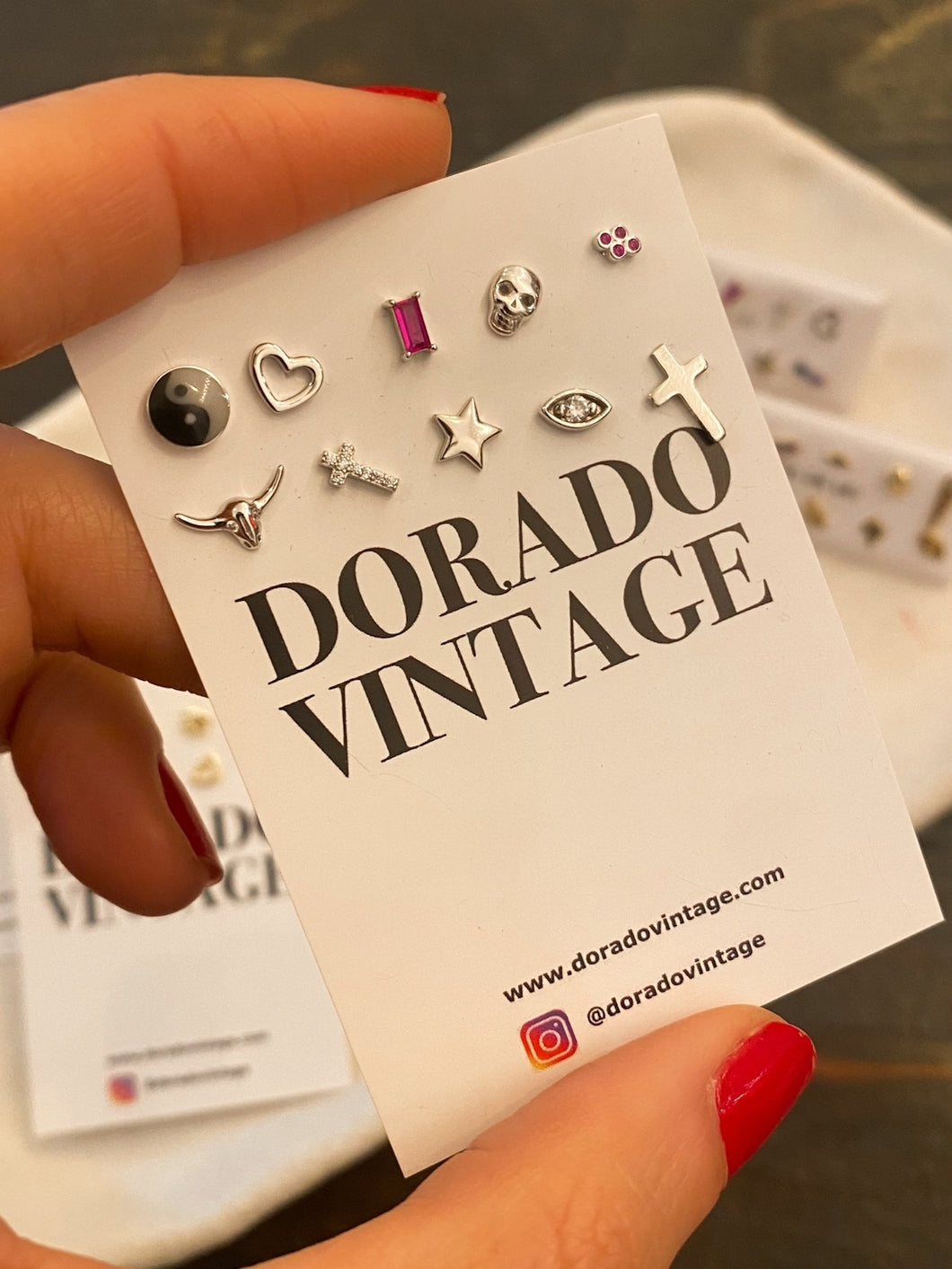 Pack pendientes mini - 10 unidades - Plata de Ley 925