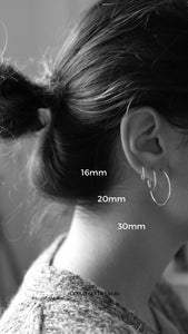 PENDIENTES ARO 30mm - PLATA 925 - par 20€ unidad 10,50€