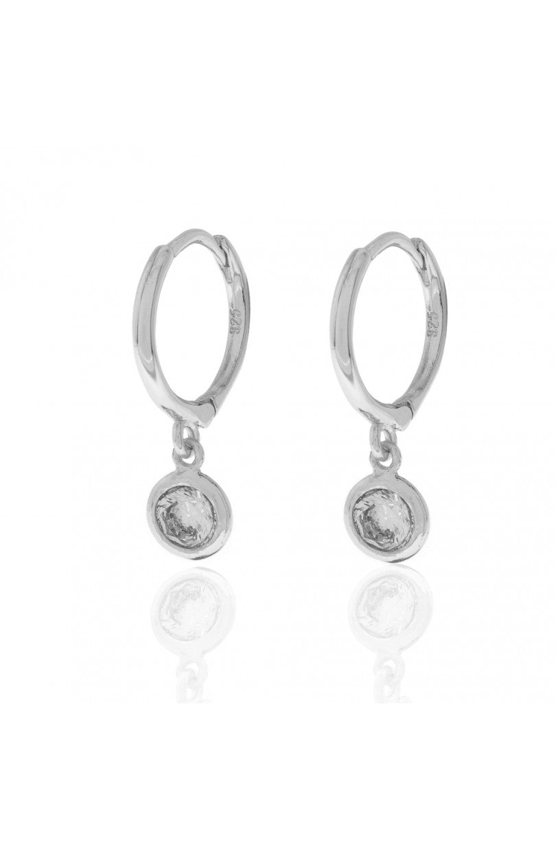 Pendientes aro circonita 11 mm - Plata 925 - par 25€ unidad 13€