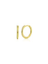 Cargar imagen en el visor de la galería, Pendientes aro - 12mm - Plata 925 baño oro 18K - par 22€ unidad 11,50€