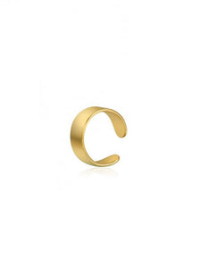 PENDIENTE EAR CUFF - PLATA 925 BAÑO ORO 24K