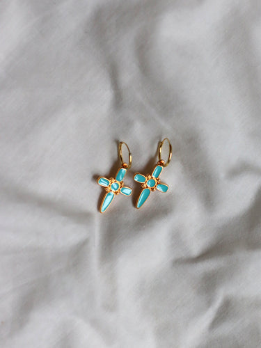 Pendientes aro 14mm SAHURA - Plata 925 baño oro 18K - par 30€