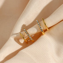 Cargar imagen en el visor de la galería, Pendientes Camila - Acero dorado 316L baño oro 18k