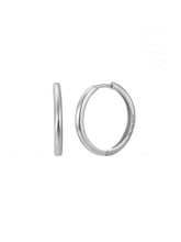 Cargar imagen en el visor de la galería, Pendientes aros 20 mm - PLATA 925