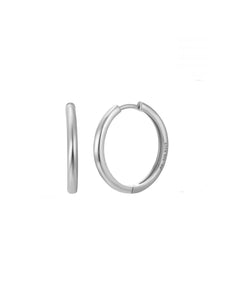 Pendientes aros 20 mm - PLATA 925