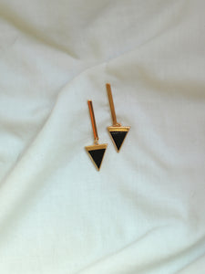 PACK: COLLAR + PENDIENTES BARRA UNIS - PLATA 925 BAÑO ORO 24K