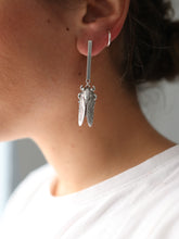 Cargar imagen en el visor de la galería, Pack: Collar + pendientes barra ANGOLA - Plata 925