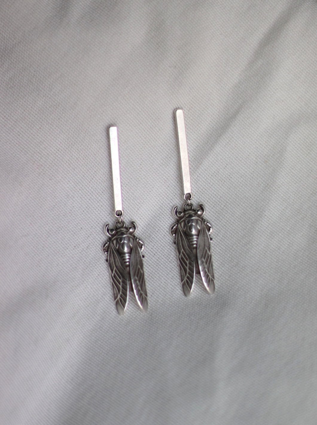 Pendientes barra ANGOLA - Plata 925