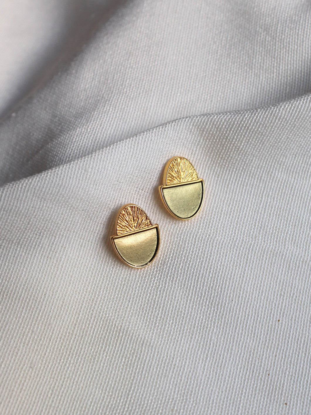 Pendientes BELLOTERA - Plata 925 baño oro 18K