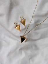 Cargar imagen en el visor de la galería, Pack: Collar + pendientes UNIS - Plata 925 baño oro 18K