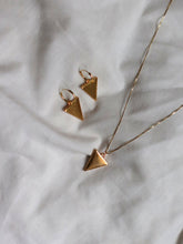 Cargar imagen en el visor de la galería, Pack: Collar + pendientes UNIS - Plata 925 baño oro 18K
