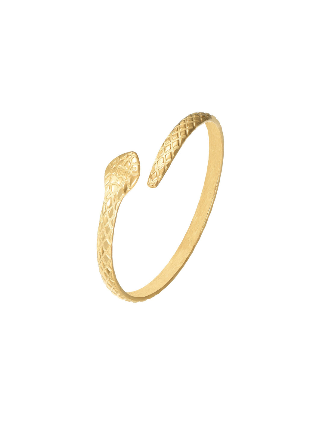 PULSERA SERPIENTE - ACERO DORADO BAÑO ORO 18K